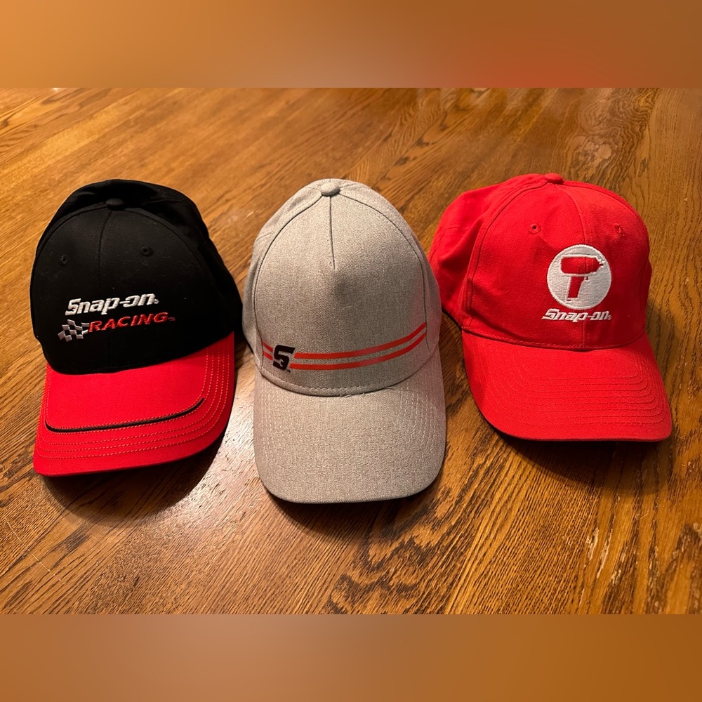 Set of 3 Snap On Tools Hats Baseball Caps